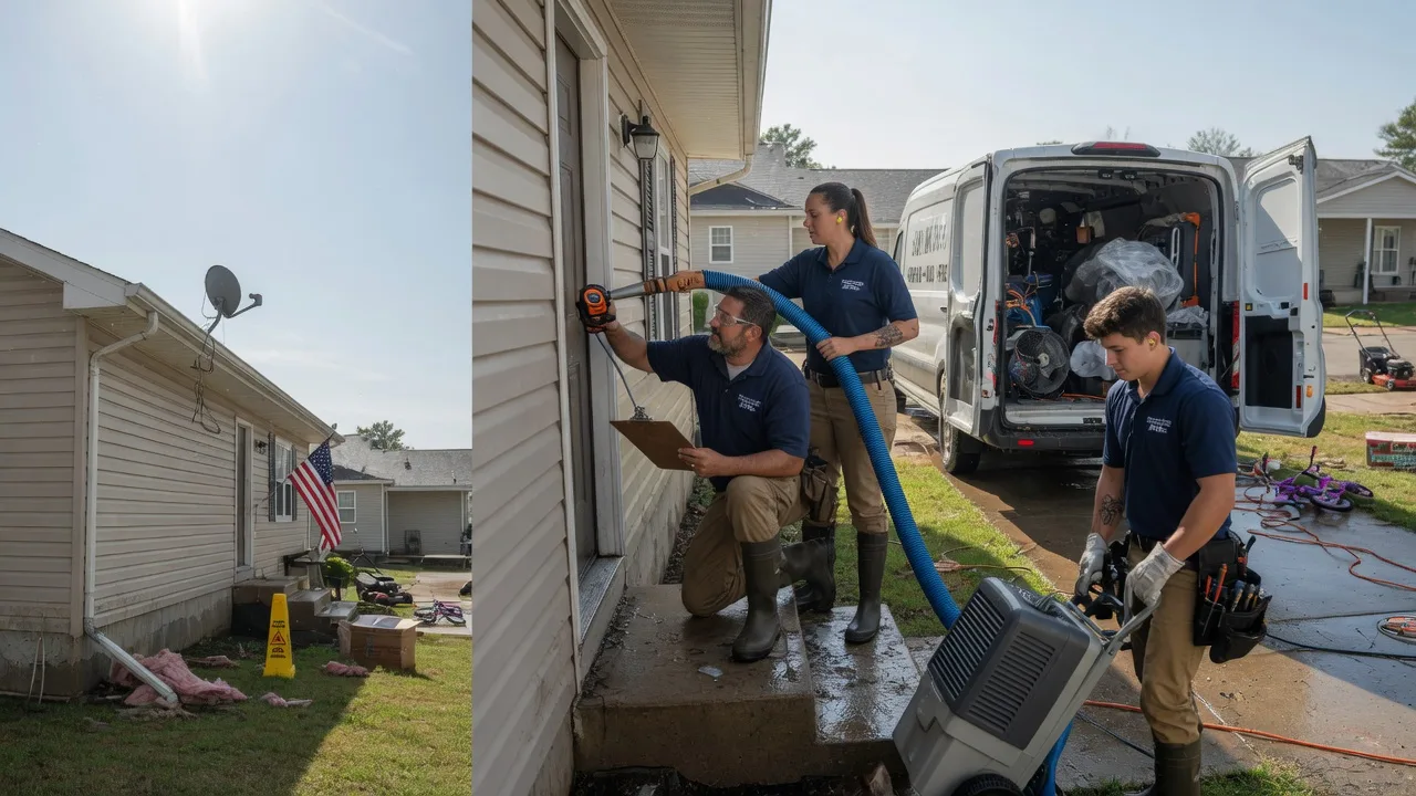 Ceiling Water Damage Restoration in Glenwood, WA near me